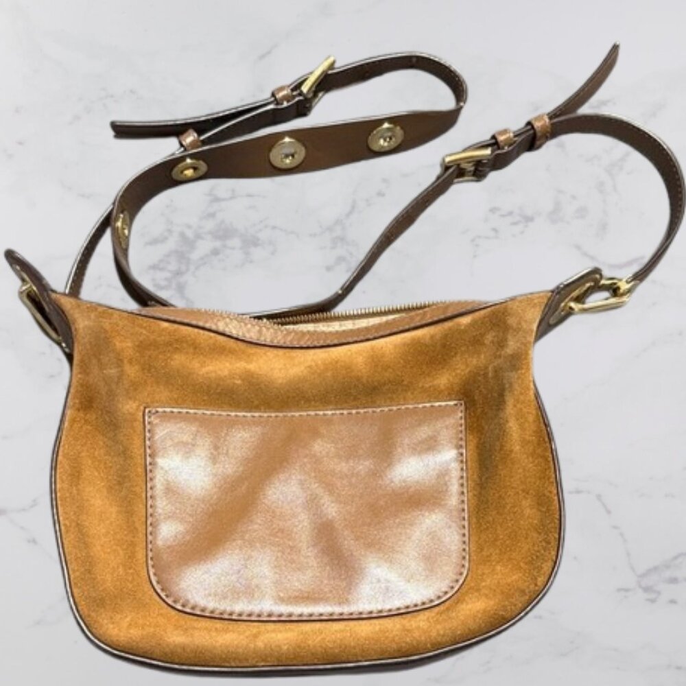 Michael Kors Raven Medium Messenger Crossbody Suede - Picture 4 of 6